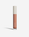 Packshot du gloss à lèvres éclat nourrissant Melayci, teinte Peach, montrant le flacon du produit.