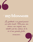Melayci My Blossom I'm Grateful