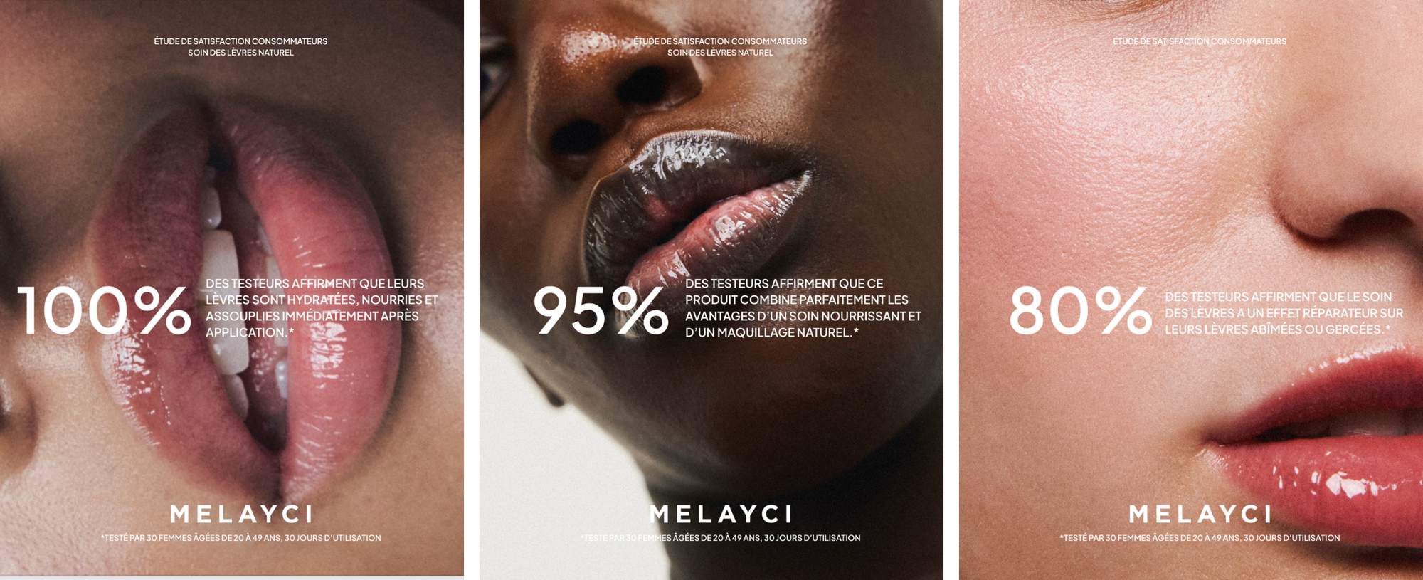 Melayci etude de satisfaction consommateurs sur le soin des lèvres